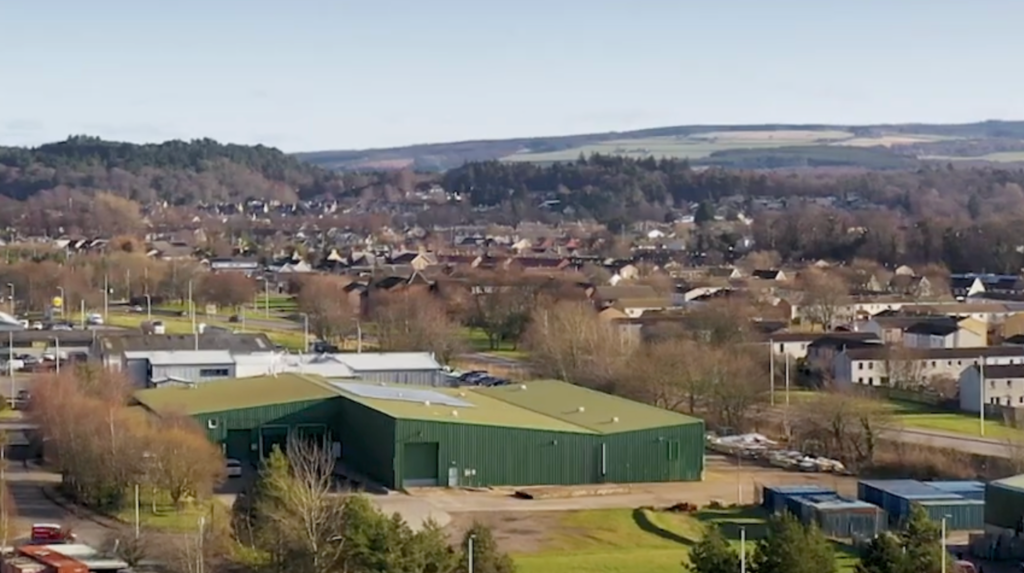 Cask Trade's Warehouse in Forres, Scotland
